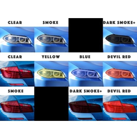 Headlight film 0.2mm thinn 40cm - back in stock!